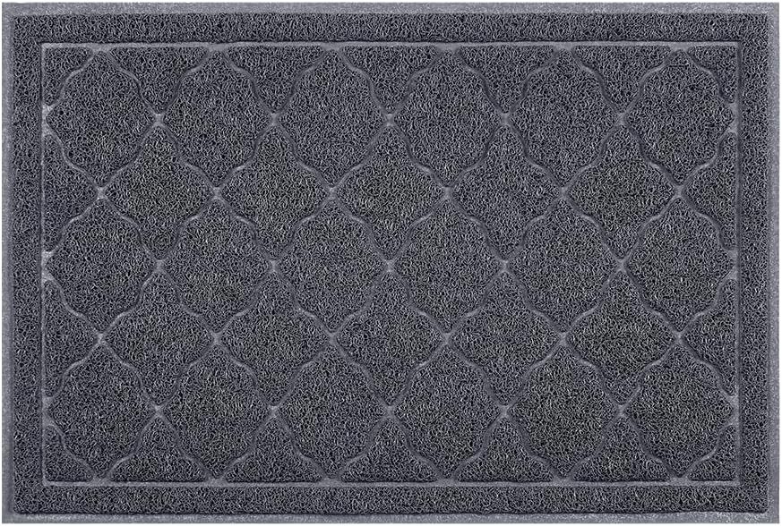 unipaws Cat Litter Trapping Mat, Litter Box Scatter Control Pad | Litter Free Floors and Urine Waterproof, Gentle on Paws, No Phthalate