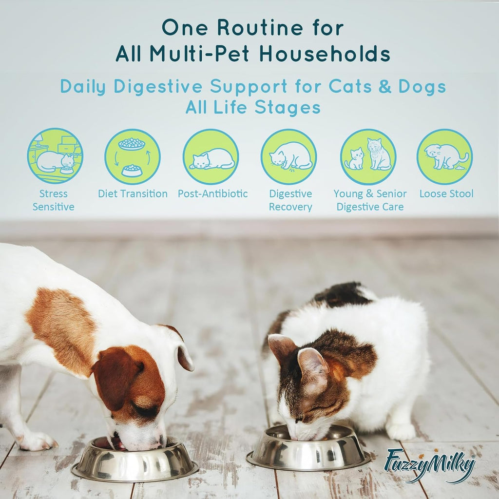 Lickable Cat Probiotic Treats, Daily Gut Health Digestive Immune Support