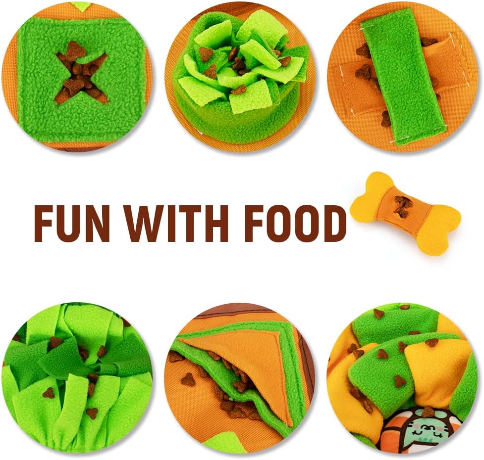 AWOOF Snuffle Mat Dog Enrichment Feeding Mat