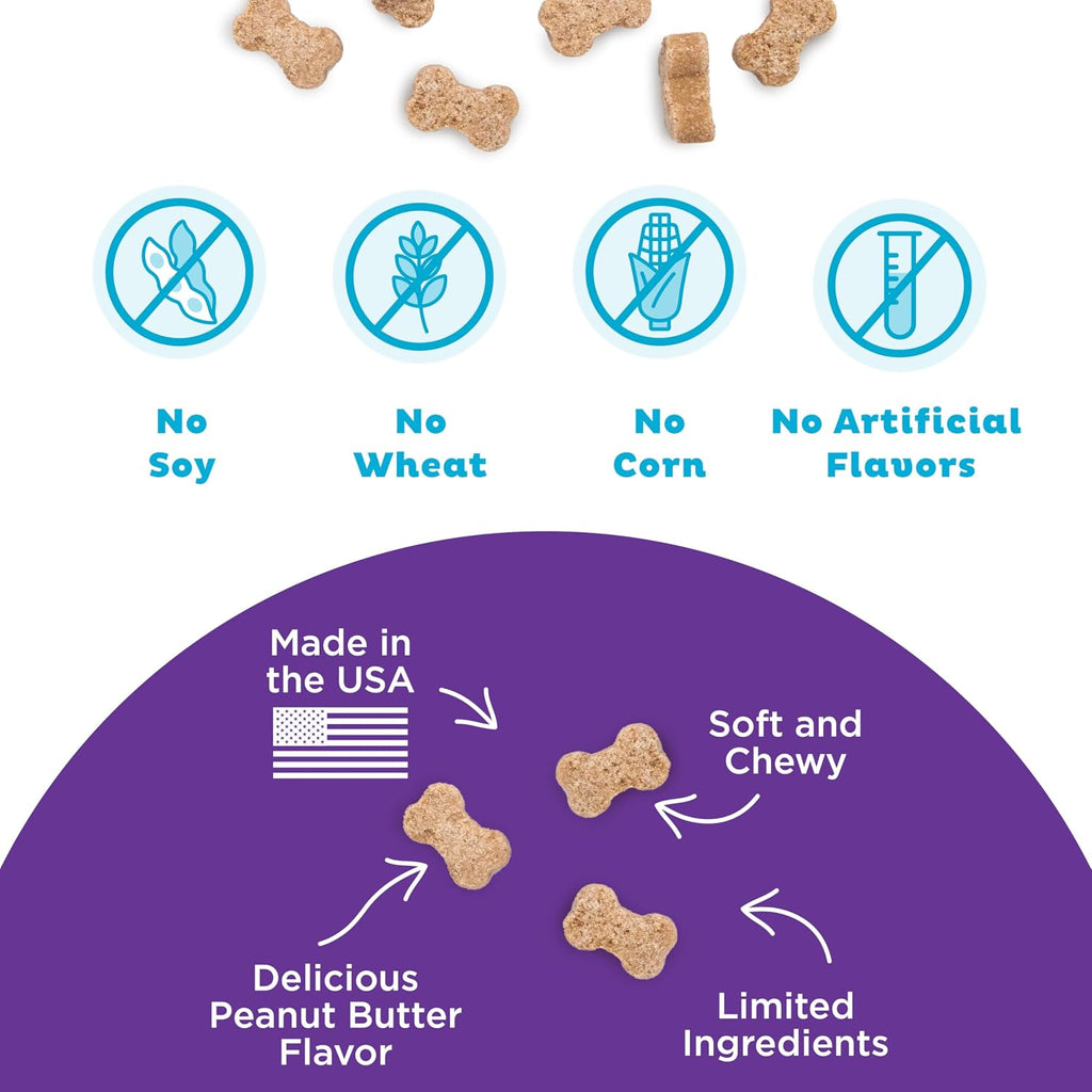 Outward Hound Nina Ottosson Puzzle Bitez Dog Treats, Peanut Butter, 7.5 oz