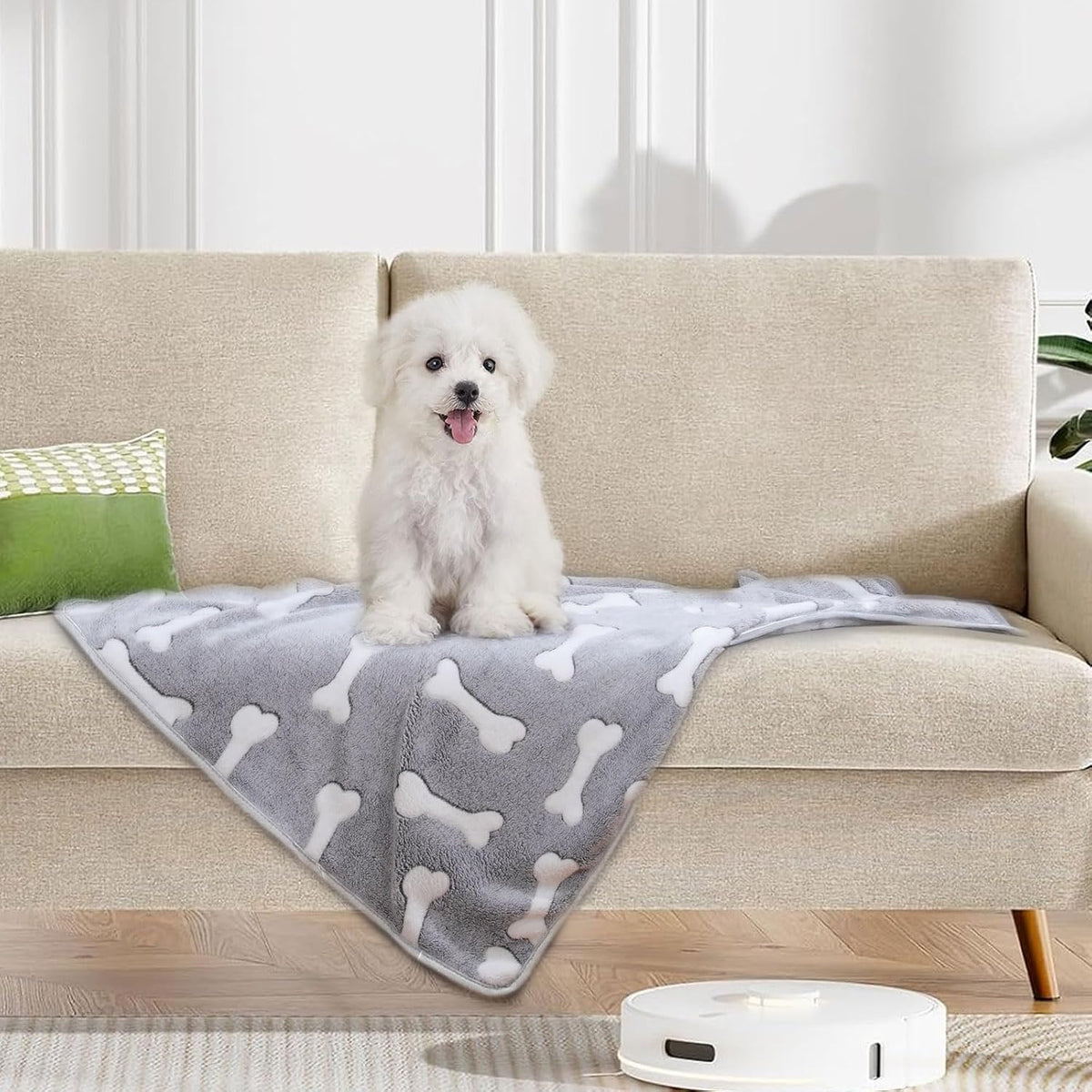 1 Pack 3 Puppy Blanket, Fleece Pet Small Dog Blanket for Puppy Cat, 29"x20"