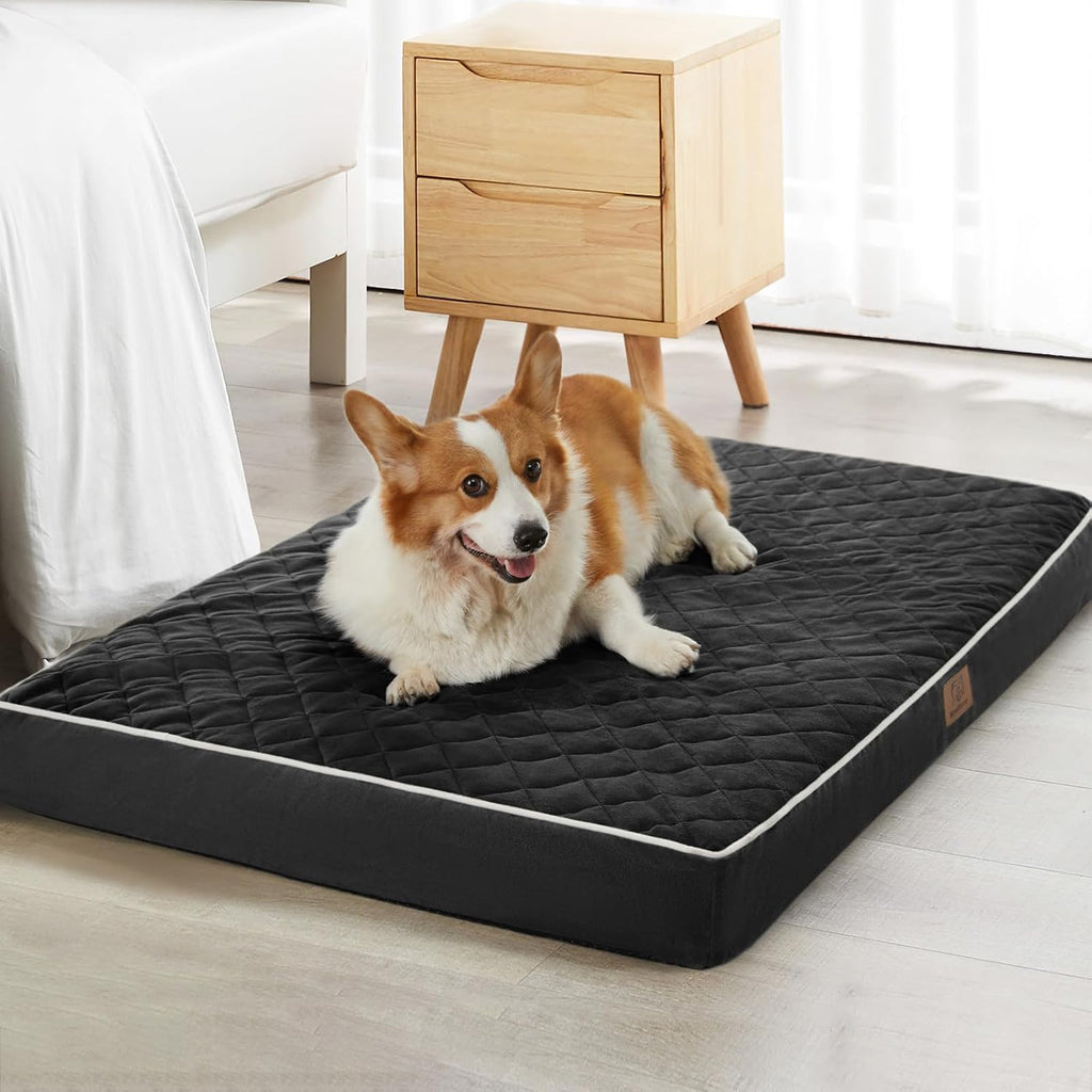 WNPETHOME Orthopedic Waterproof Large Dog Bed for Crate Cozy Sleep