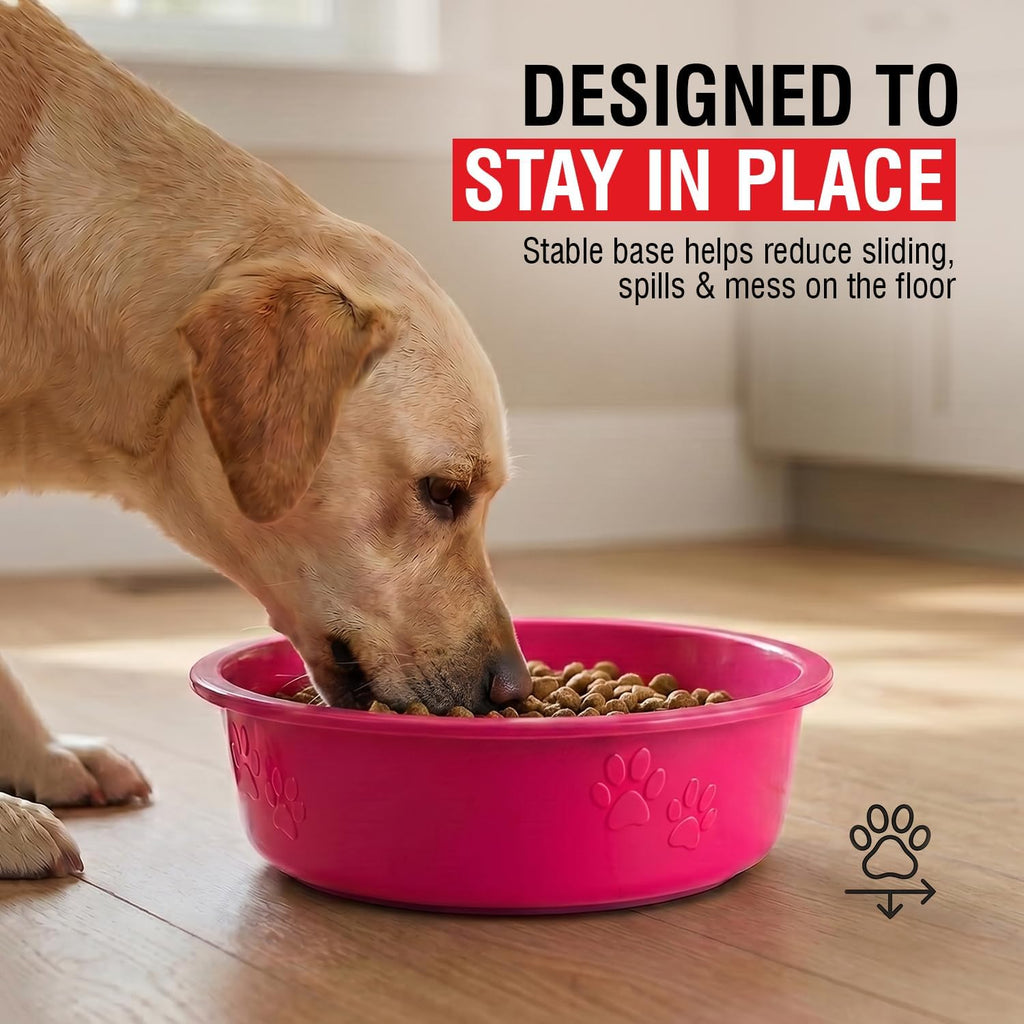 Loving Pets Dolce Luminoso Dog Bowl, Small, Pink 