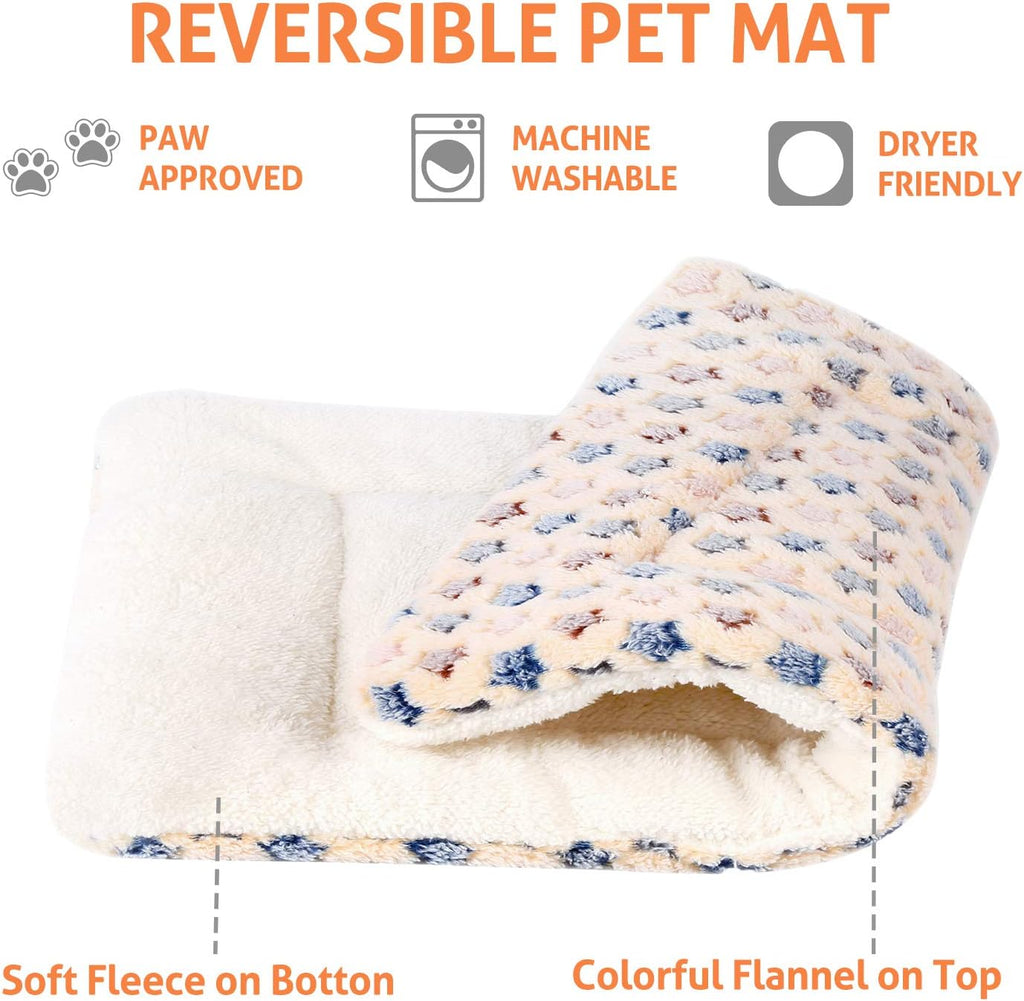 Mora Pets Dog Crate Pad Bed Ultra Soft Pet Mat Star Print Brown 35 x23 Inch