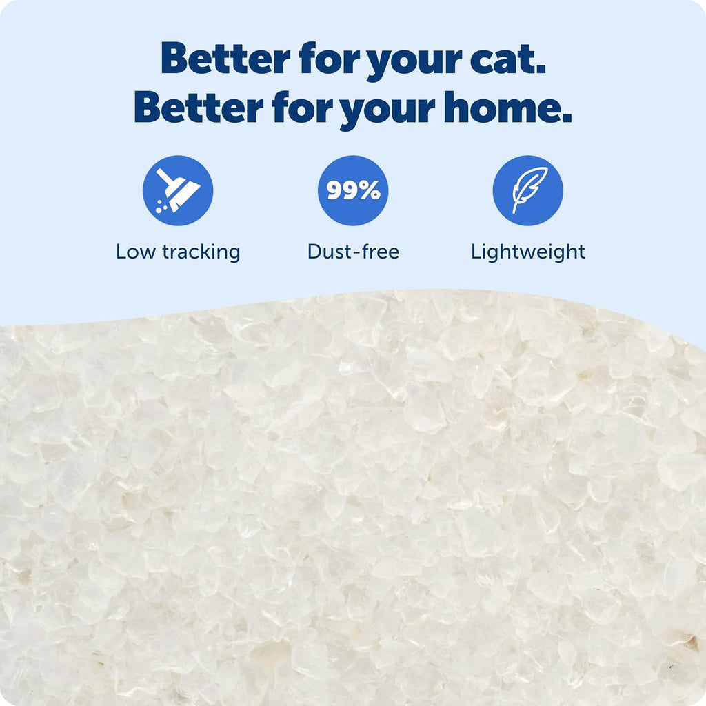 PetSafe ScoopFree Premium Crystal Litter, Fragrance Free, 4.3Lb Bag, 2 Pack