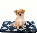 Dog Crate Pad Washable Cat Dog Pet Bed for Crate kennel Small Mat 24in Blue