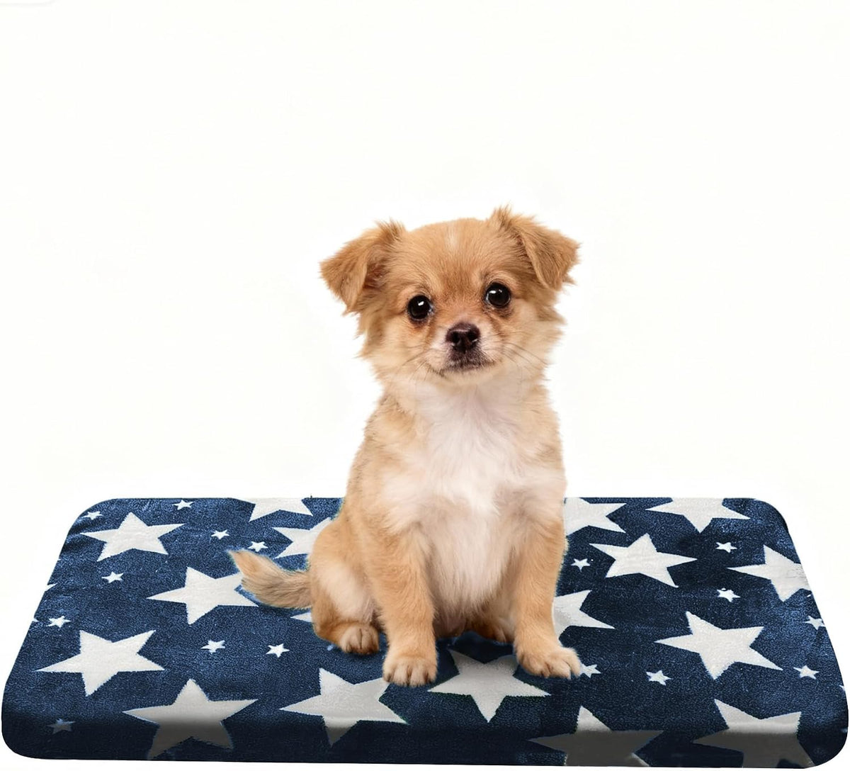 Dog Crate Pad Washable Cat Dog Pet Bed for Crate kennel Small Mat 24in Blue