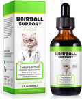 Hairball Treatment for Cats, Cat Hairball Remedy, Hairballs Drops Promotes Natural Passage of Hairballs, Supports Skin & Coat, Digestion, Immune - Chicken Flavor, 60ML