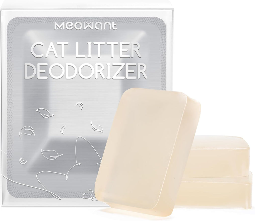 Meowant Pet Odor Eliminator, Automatic Cat Litter Box Odor Deodorant Gel