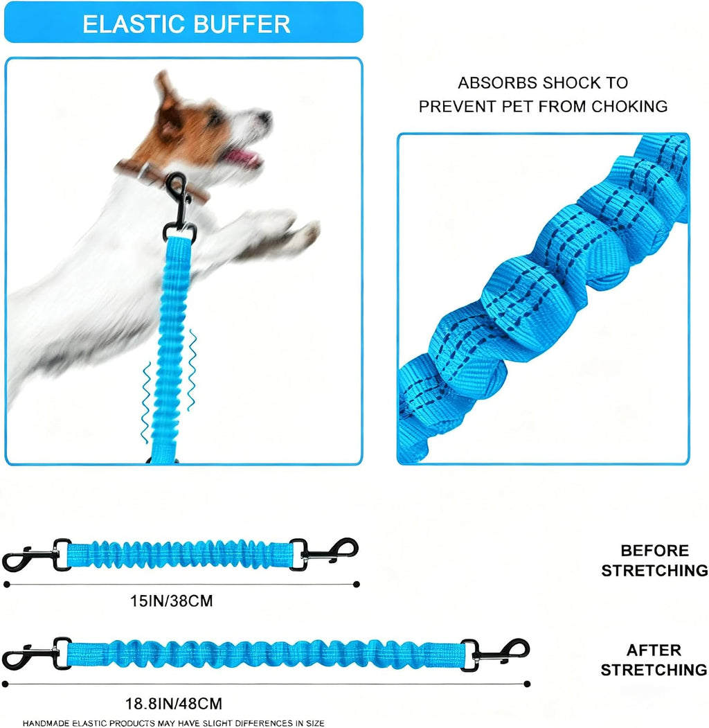 Dog Seat Belt for Bike Basket, Shock Absorbing Lead Bicycle Safety Leash