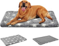 EMPSIGN Dog Crate Pad for 42"x28" Dog Crate, Star Pattern/Grey