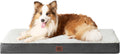 EHEYCIGA Orthopedic Dog Bed Large with Removable Washable Cover, 41IN Beige