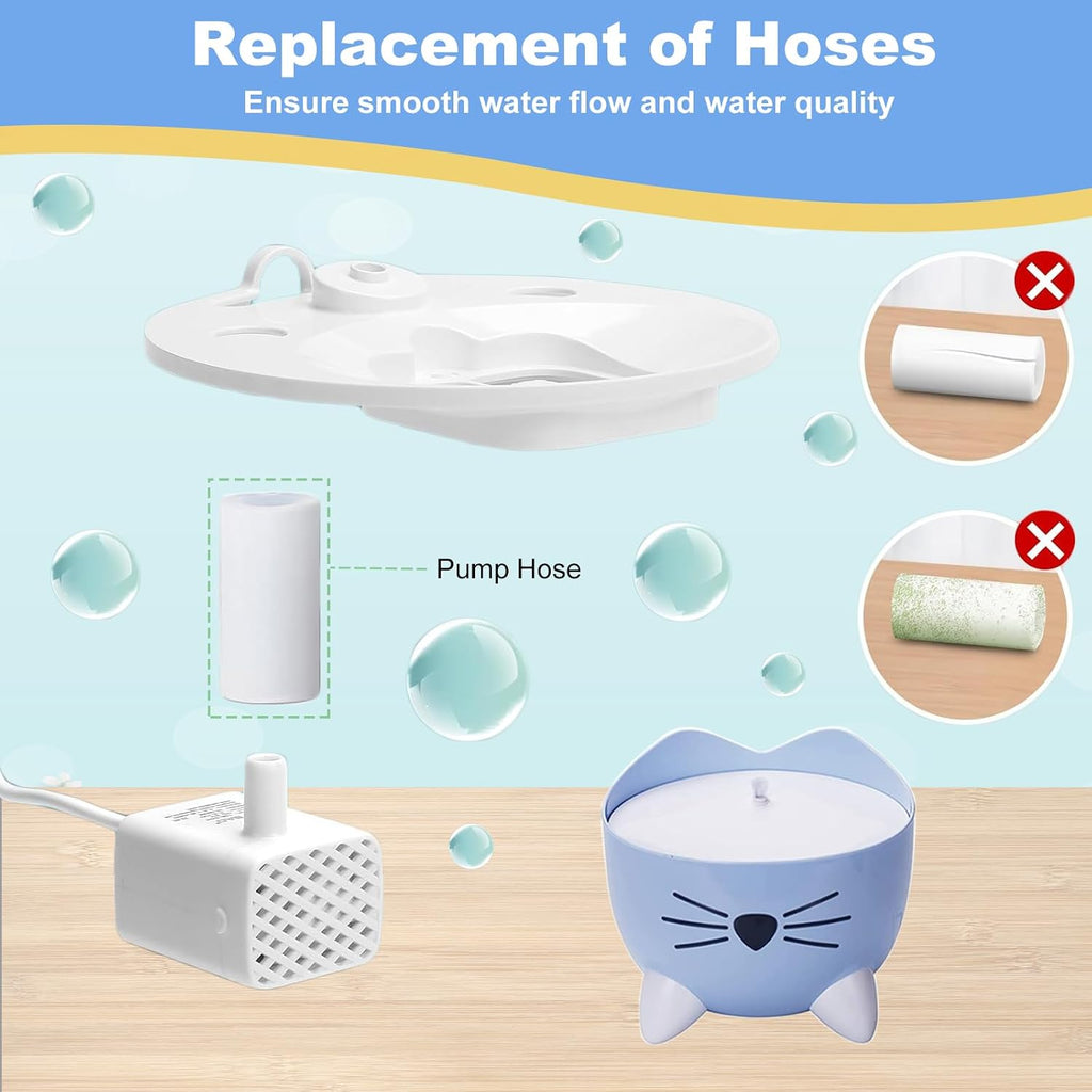 Cat Water Fountain Filter Replacement for PIXI Pet Water Fountain