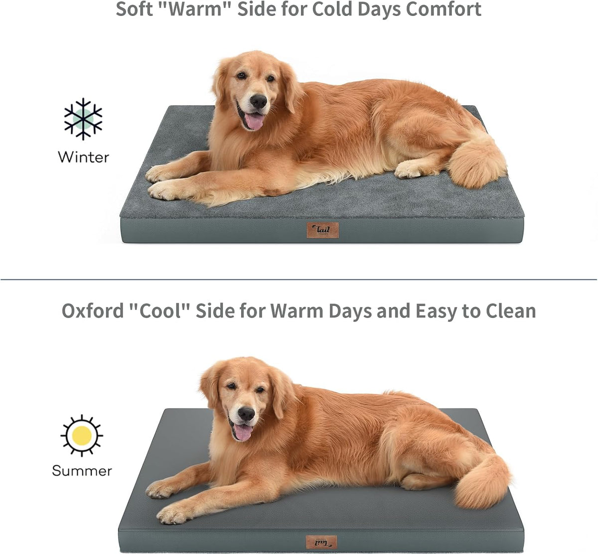 Waterproof Orthopedic Outdoor Dog Bed XL for Extra Large Dogs