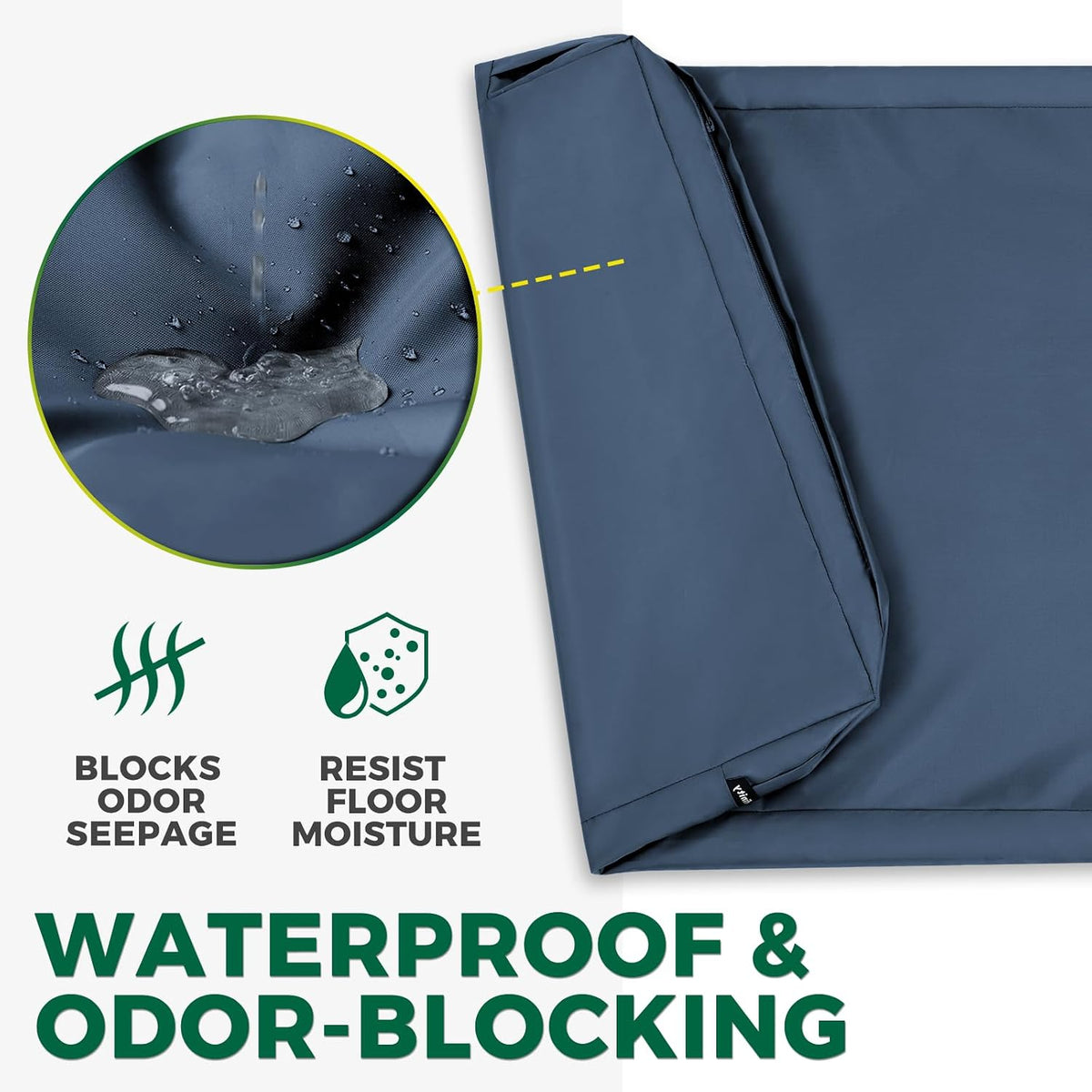 PAWFINITY Extra Small Waterproof Dog Bed Cover Replacement Washable, XS