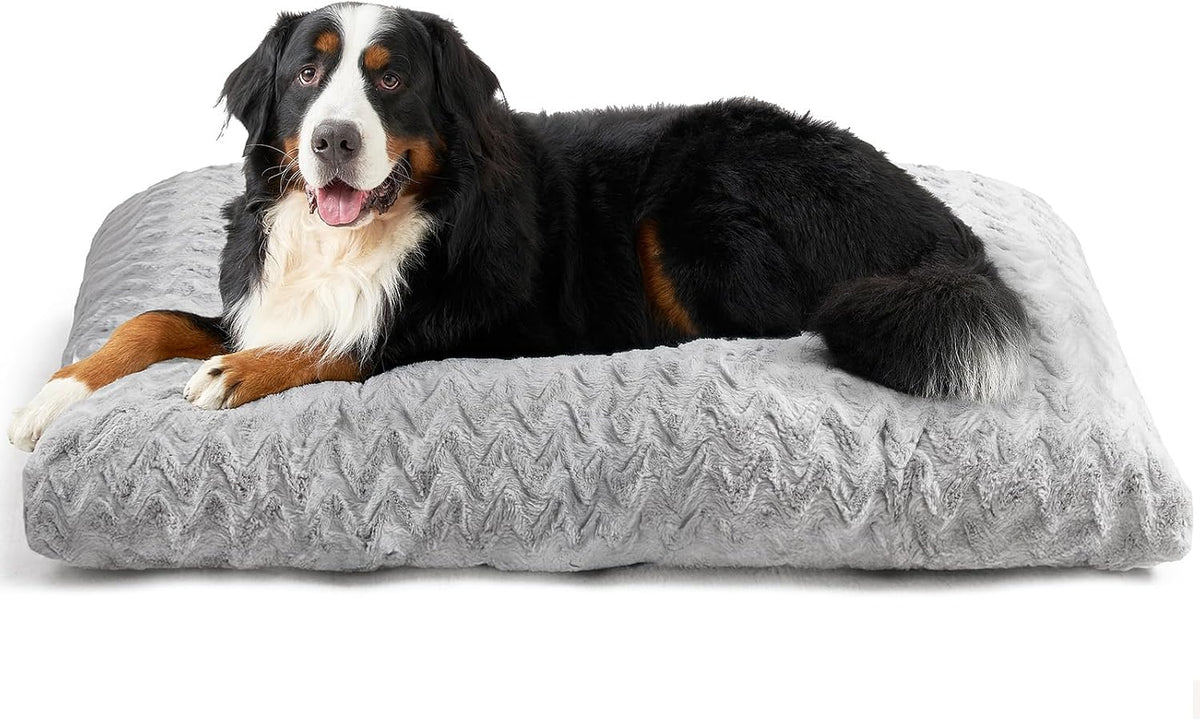 EHEYCIGA XXL Dog Bed 47x29 Inch, Extra Large Pet Beds for Dogs, Grey