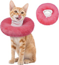 BRKURLEG Cat Recovery Collar, Soft Cat Cones, Pink, S