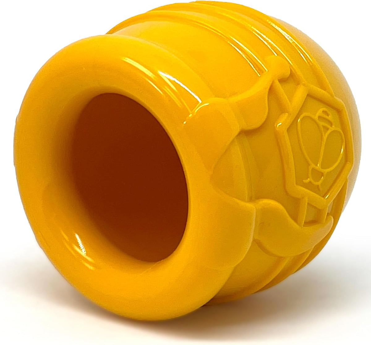 SodaPup Honey Pot – Durable Dog Treat Dispenser & Enrichment Toy Made in USA from Non-Toxic, Pet Safe, Food Safe Natural Rubber Material for Mental Stimulation, Problem Chewing, Calming Nerves, & More