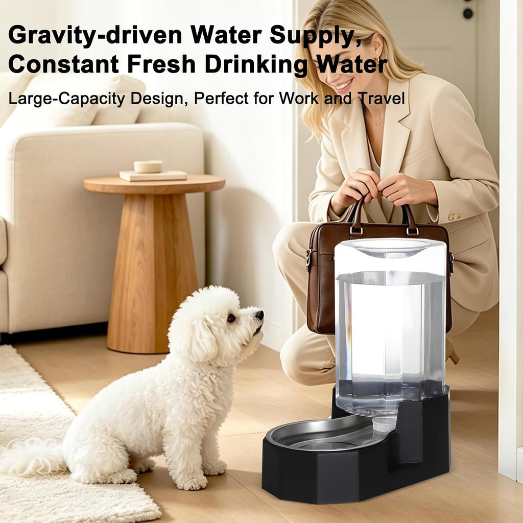 Sfozstra 7L Gravity Dog Water Dispenser:Filter Free Design