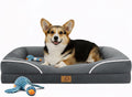 Homemate Dog Bed Large Sized Dog: 36"x27" Orthopedic Pet Bed with Toy