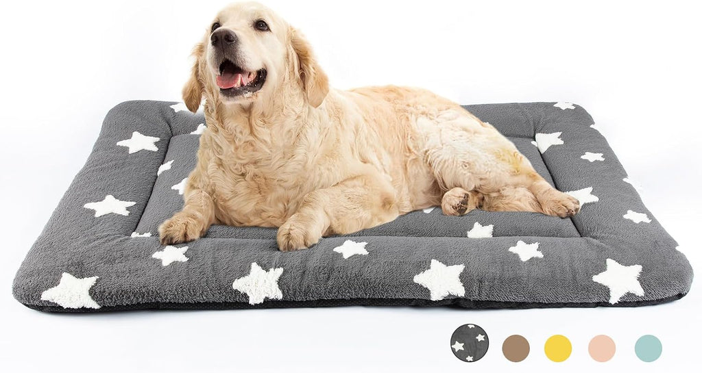 Mora Pets Dog Crate Pad Dog Bed for Crate Washable Flat Pet Kennel Mat Cute