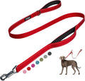 Fida Heavy Duty Dog Leash for Medium Large Dogs, 5 FT, Dual Padded Handles