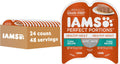 IAMS Perfect Portions Healthy Adult Pate Wet Cat Food, Tuna, 24 Count