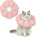 Soft Cat Cone Collar After Surgery,Cat Recovery Collar,Pink, Medium