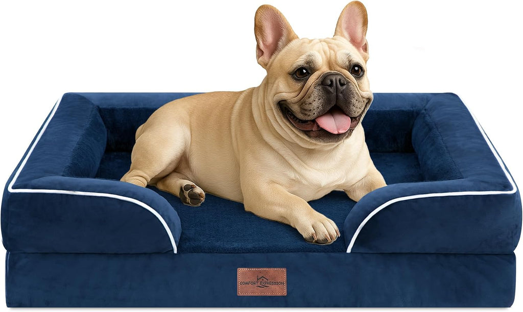 Comfort Expression Waterproof Orthopedic Dog Bed for Medium Size Dog