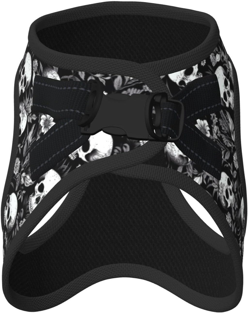 MUKIO Floral Sugar Skull No Pull Dog Harness Vest