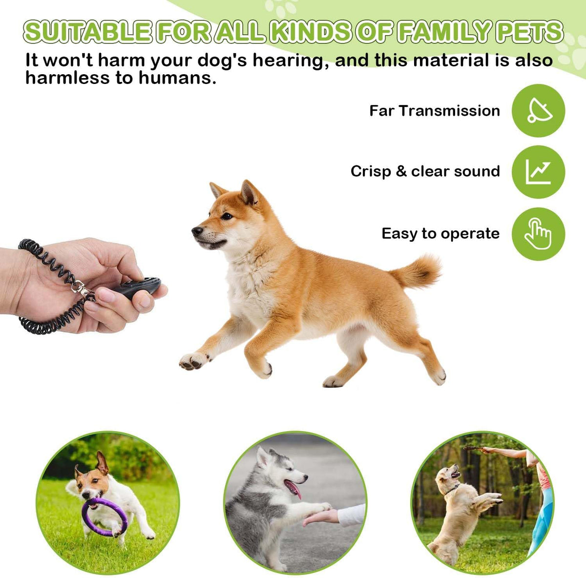 JIURUN 3-in-1 Dog Treat Pouch for Training, Hands-Free Dog Training Treat Bag with Clicker & Poop Bag Dispenser, Adjustable Waist Pack with Belt Loop Clip for Dog Walk, Park, Outdoor Essentials