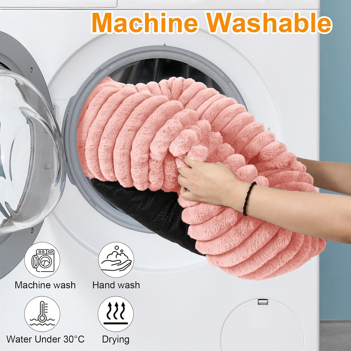 Washable Extra Large Dog Bed,Puppy Kitten Beds for Small Dogs(Pink,XXL)