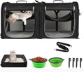 Wakytu 2-in-1 Pet Carrier for Cats & Dog, Travel Carrier for Camping