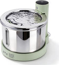 Wireless Stainless Steel Cat Water Fountain, 3L Induction Dispenser
