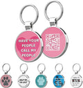 MYLUCKYTAG QR Code Dog Tags - Scan for Instant Pet Location Alert Email