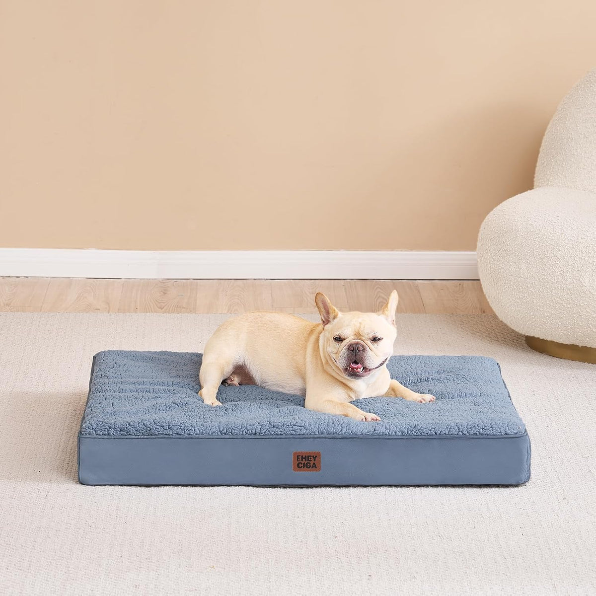 EHEYCIGA Orthopedic Dog Bed Medium with Removable Washable Cover, 30x20