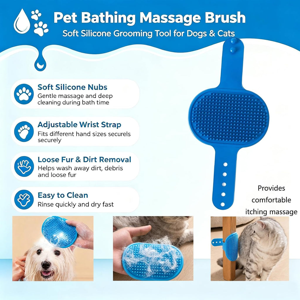 Dog Brush for Shedding,Pet Slicker Hair Brush Kit in One Bag 8 PCS