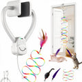 Interactive Automatic Cat Toy, 360° Rotating Feather Wand