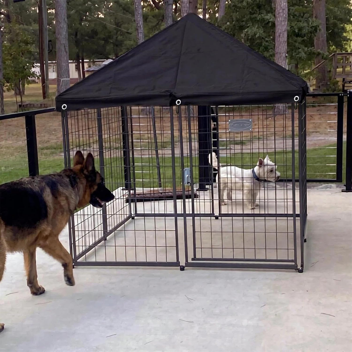 Outdoor Dog Kennel Cover 4.6'W x 4.6'L Replacement Covers