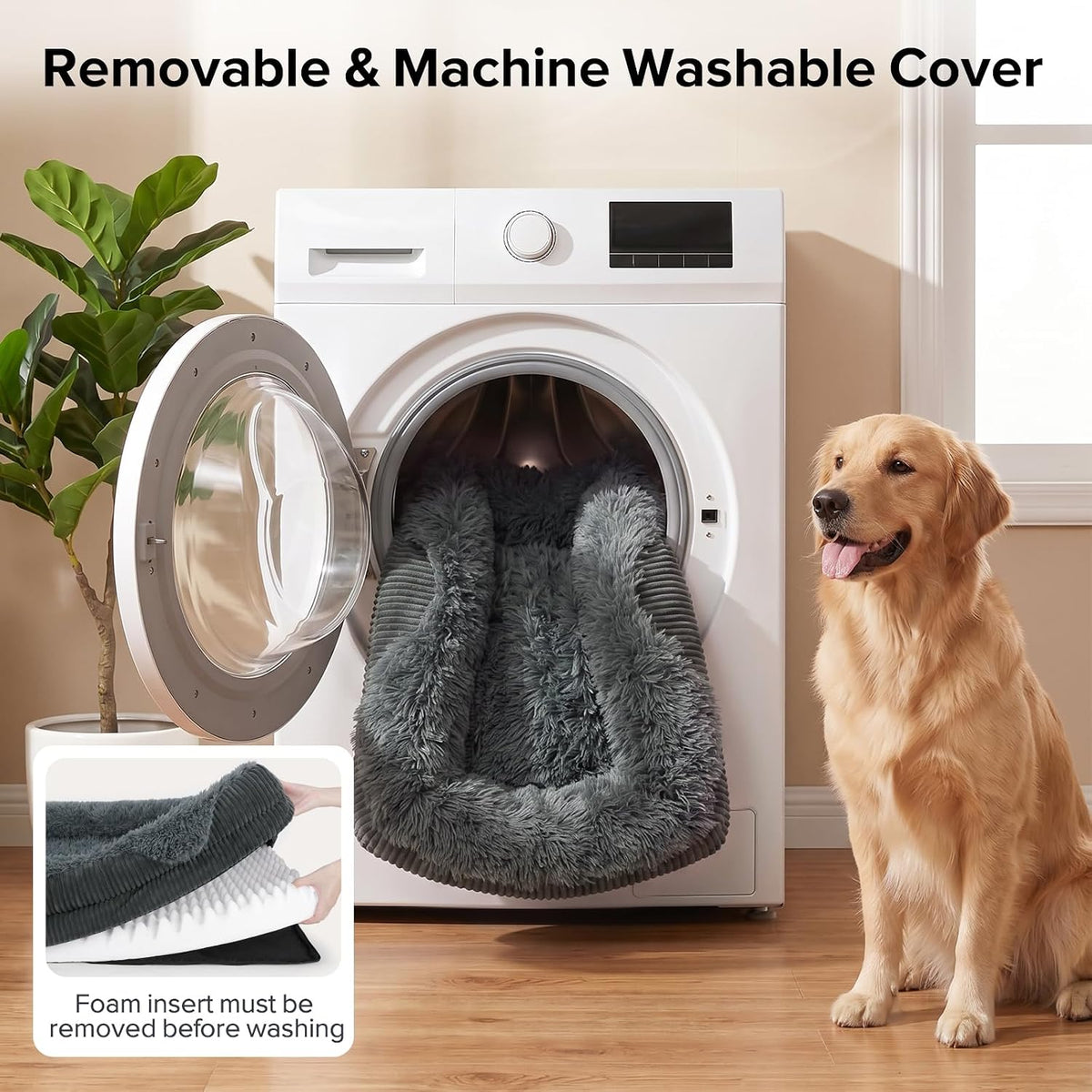 GASUR Orthopedic Dog Bed Extra Large Sized Dog, Washable XL Dog Couch Beds
