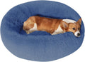 JOLLYVOGUE Dog Bed, Calming Anti-Anxiety Large Dog Bed, Fluffy Donut Cushion for Medium and Large Pets (27")