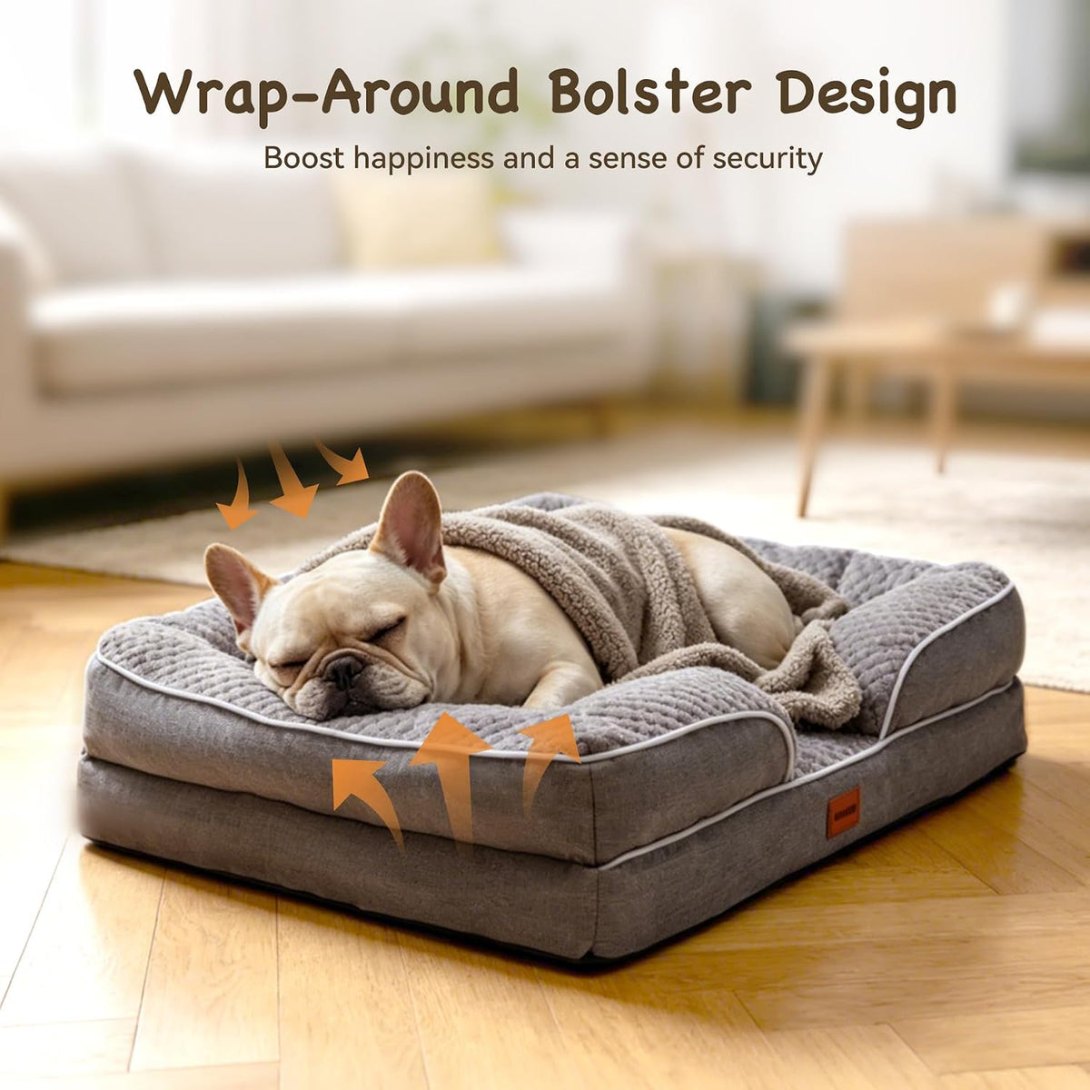Orthopedic XLPlus Dog Bed Extra Large with Removable Washable Cover