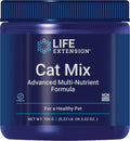 Life Extension Cat Mix,cat Food Supplement,Heart Health,probiotics,L-arginine,Taurine,B12,folic Acid,VIT C,VIT E,Rosemary,Nutrient Absorption,Gluten-Free,Non-GMO,1020 Servings,0.45 Pound (Pack of 12)