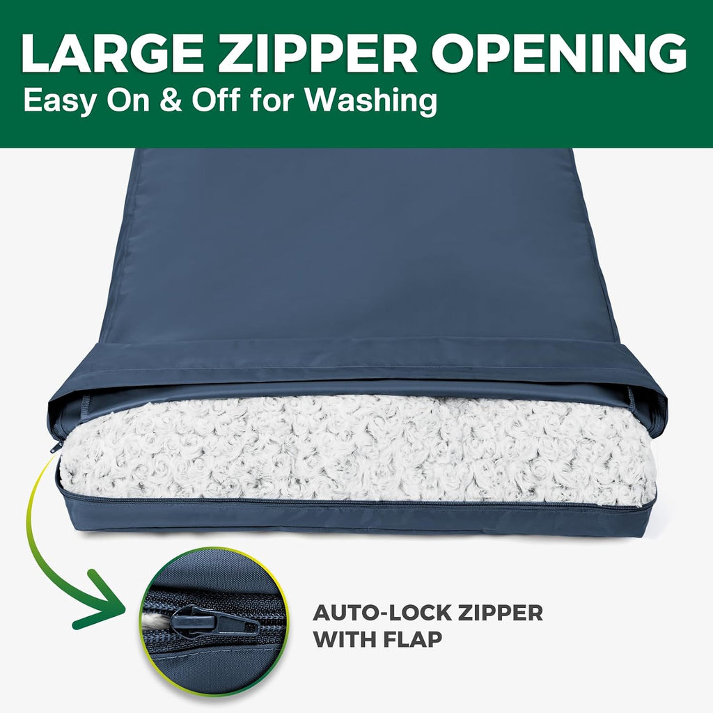 PAWFINITY Extra Small Waterproof Dog Bed Cover Replacement Washable, XS