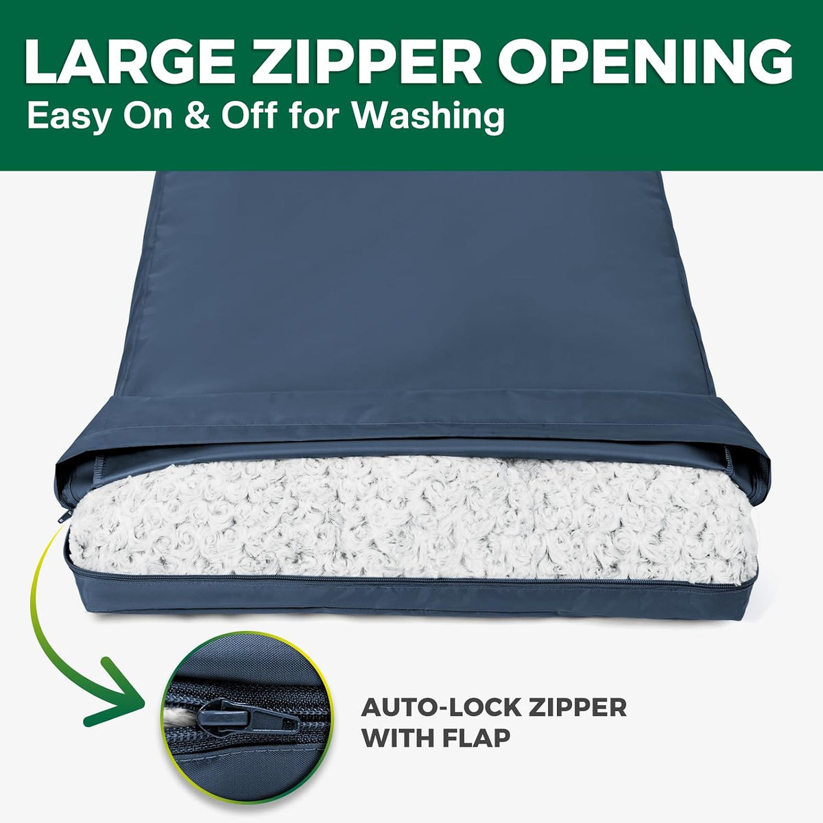 PAWFINITY Extra Small Waterproof Dog Bed Cover Replacement Washable, XS