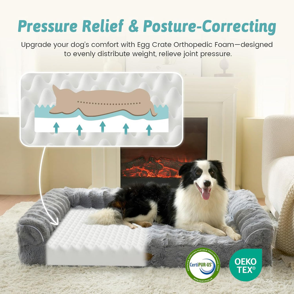 COZY KISS XXL Dog Beds Large Sized Dog 48x32 Inch