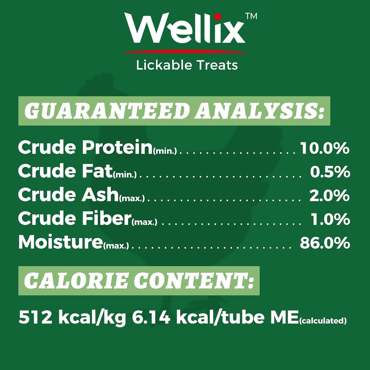 Wellix Lickable Cat Treats Grain-Free Chicken & Cat Grass Flavor (24 Count)