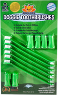 Bodhi Dog Toothbrush Combo Pack - Soft Finger & Dual-Ended Brushes - Gentle Bristles for Dogs & Cats - Easy Teeth Cleaning (6 Long & 6 Finger) 