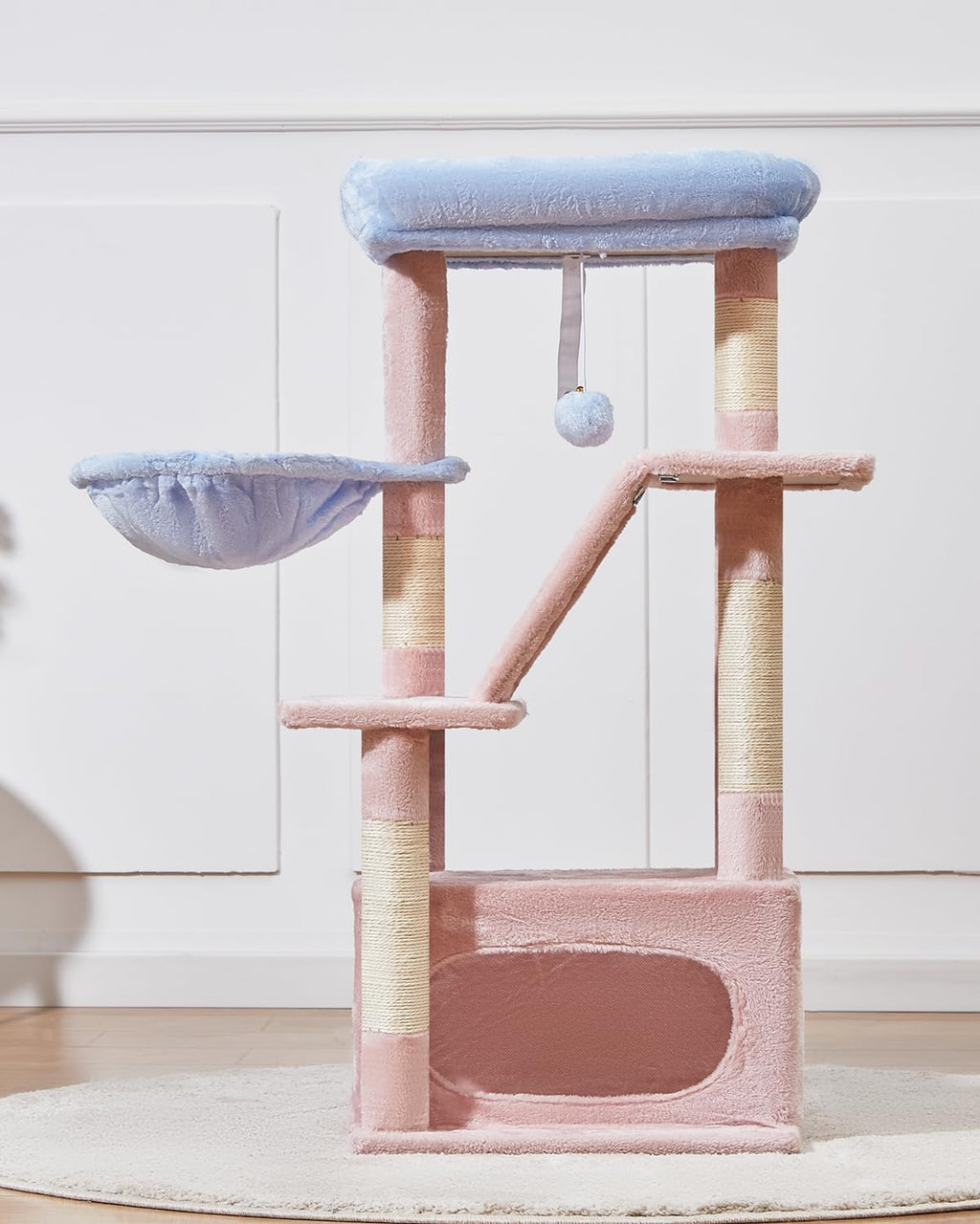 Taoqimiao Cat Tree, 38.5In Cat Tower for Indoor Cats, Suitable for Kittens