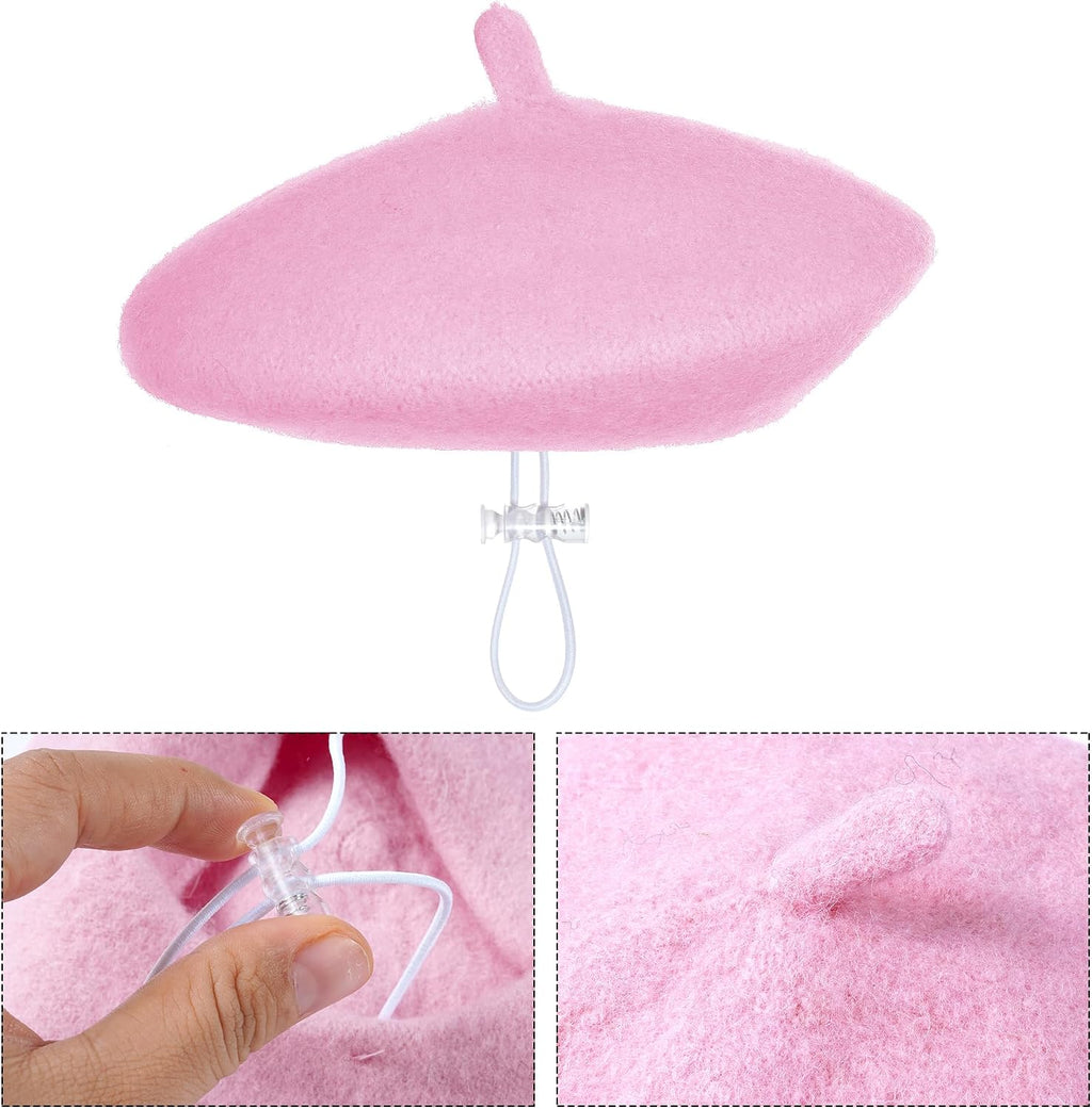 choyaxo 1pcs Dog Beret Funny Artist Dog hat for Small Dogs Cat Halloween